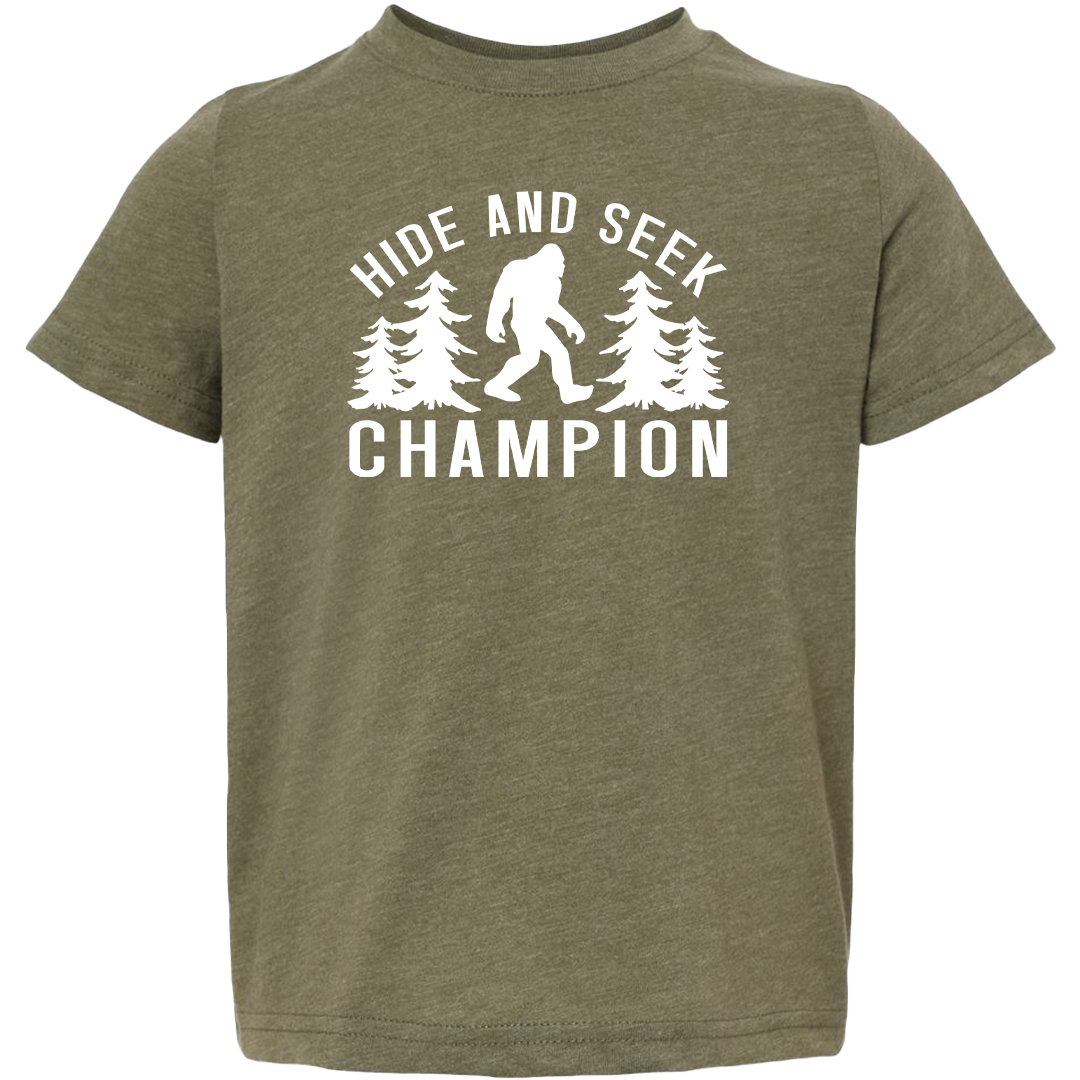 Hide and Seek Sasquatch Toddler Tee