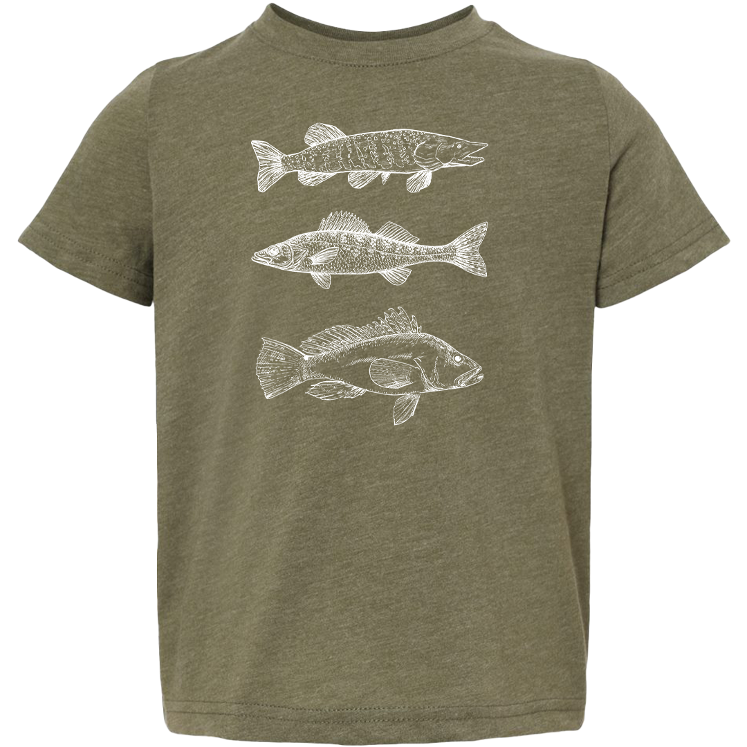 Midwest Fish Toddler Tee