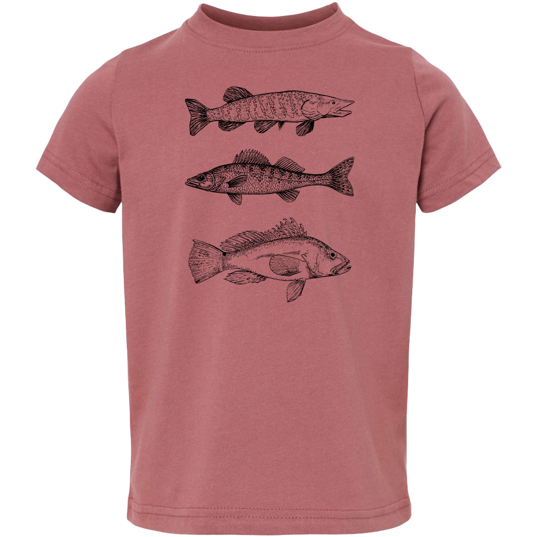 Midwest Fish Toddler Tee