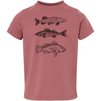 Midwest Fish Toddler Tee