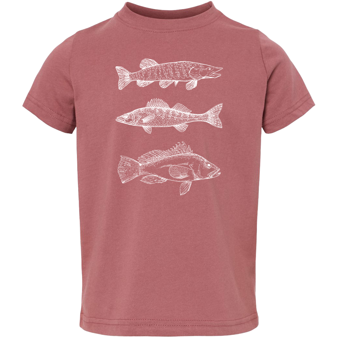 Midwest Fish Toddler Tee