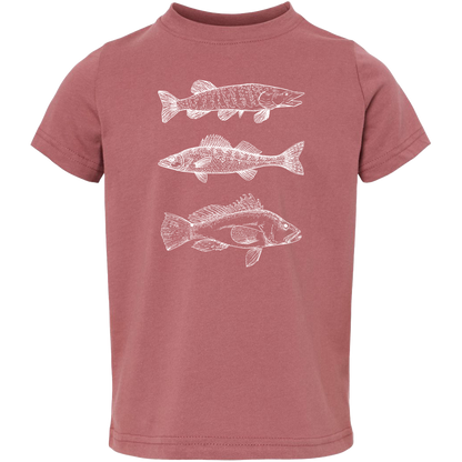 Midwest Fish Toddler Tee