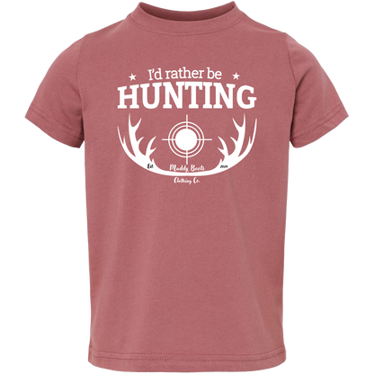 I'd Rather be Hunting Toddler Tee