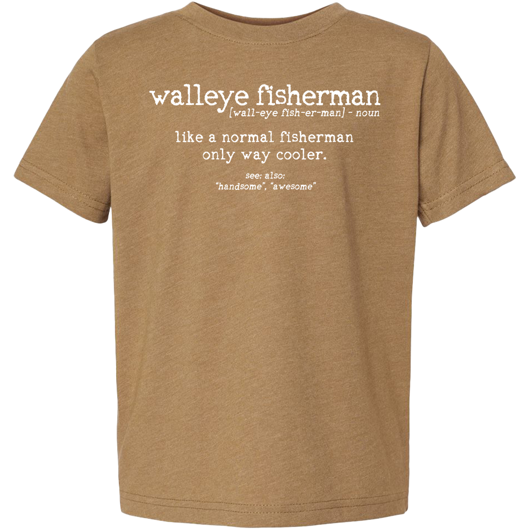 Walleye Fisherman Definition Toddler Tee