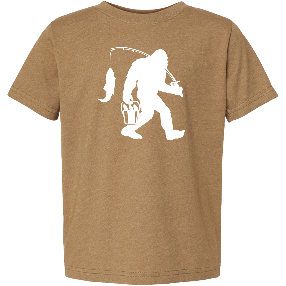 Fishing Sasquatch Toddler Tee