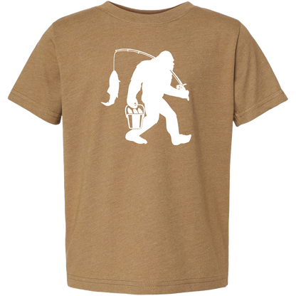 Fishing Sasquatch Toddler Tee