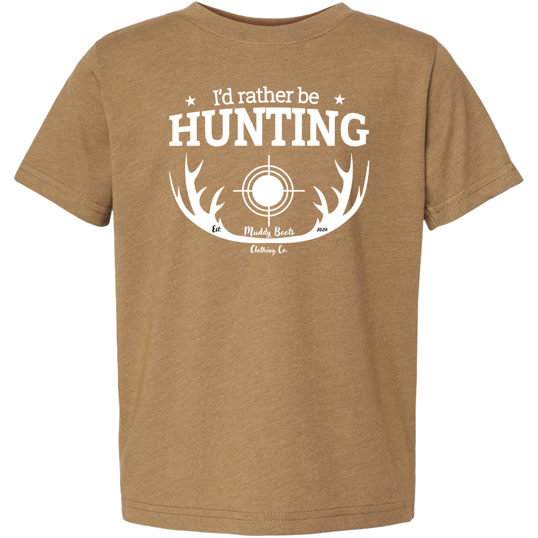 I'd Rather be Hunting Toddler Tee