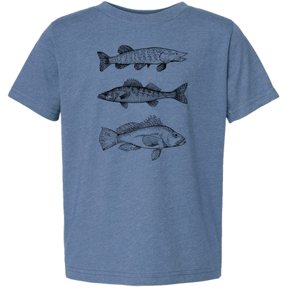 Midwest Fish Toddler Tee