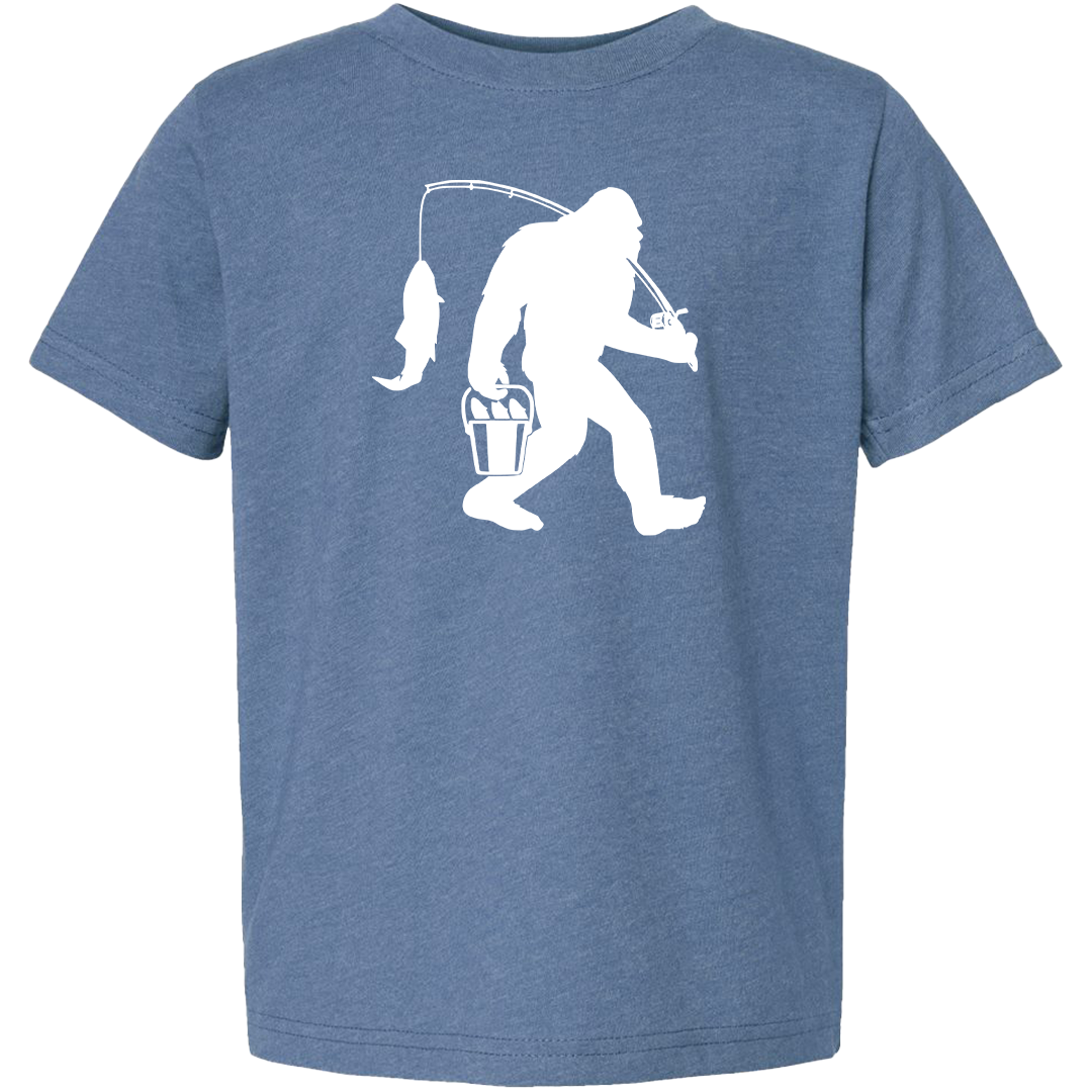 Fishing Sasquatch Toddler Tee