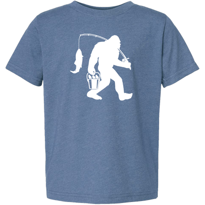 Fishing Sasquatch Toddler Tee