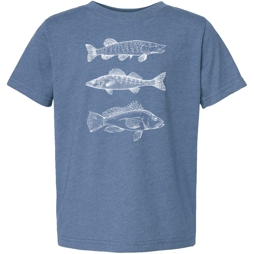 Midwest Fish Toddler Tee