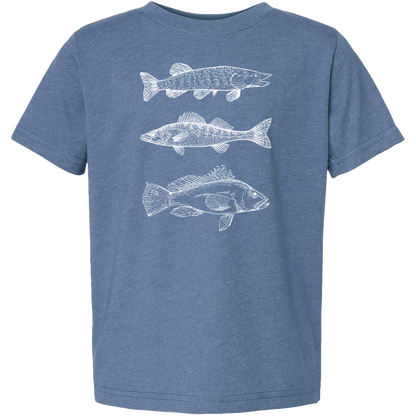 Midwest Fish Toddler Tee