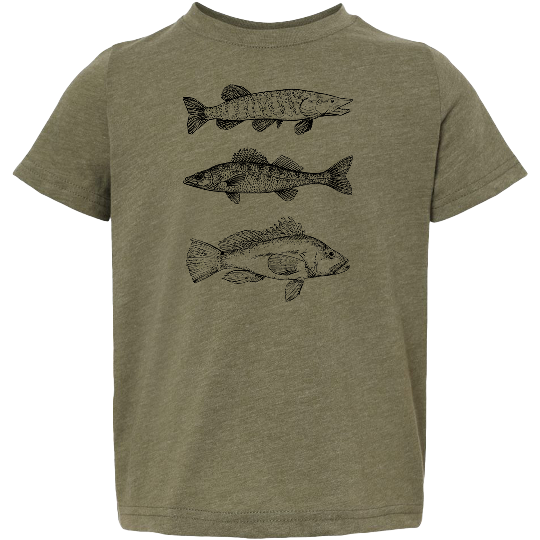Midwest Fish Toddler Tee
