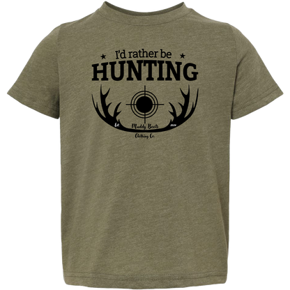 I'd Rather be Hunting Toddler Tee
