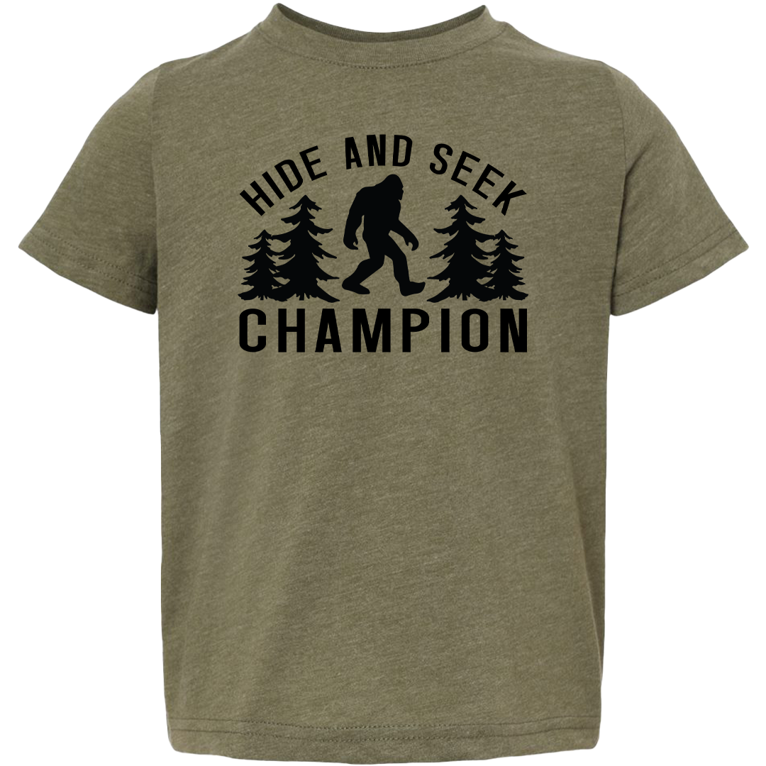 Hide and Seek Sasquatch Toddler Tee