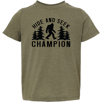 Hide and Seek Sasquatch Toddler Tee