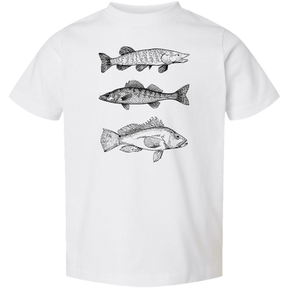 Midwest Fish Toddler Tee