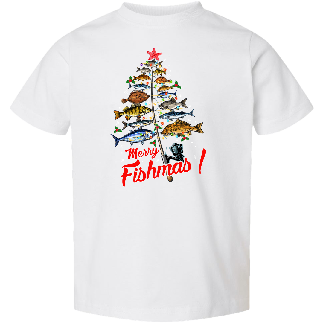 Merry Fishmas Toddler Tee