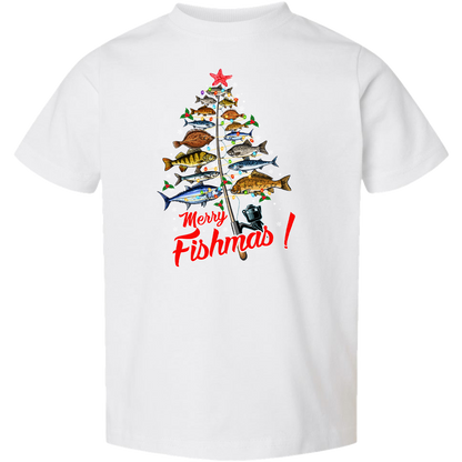 Merry Fishmas Toddler Tee