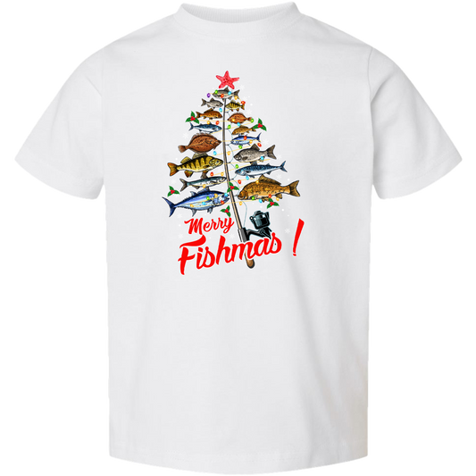 Merry Fishmas Toddler Tee