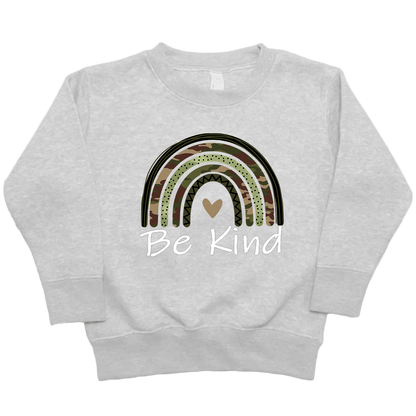Be Kind Kids Crew Neck Sweatshirt - Muddy Boots Clothing - Crew Neck Sweatshirt