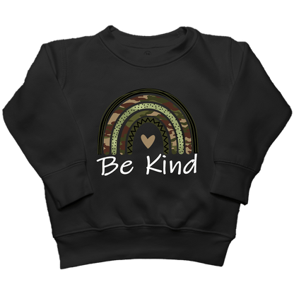 Be Kind Kids Crew Neck Sweatshirt - Muddy Boots Clothing - Crew Neck Sweatshirt