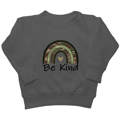 Be Kind Kids Crew Neck Sweatshirt - Muddy Boots Clothing - Crew Neck Sweatshirt