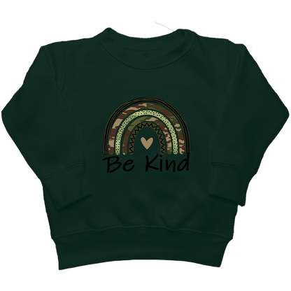 Be Kind Kids Crew Neck Sweatshirt - Muddy Boots Clothing - Crew Neck Sweatshirt