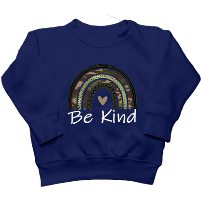 Be Kind Kids Crew Neck Sweatshirt - Muddy Boots Clothing - Crew Neck Sweatshirt