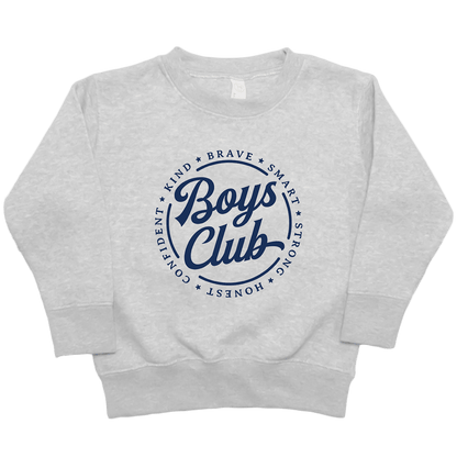 Boys Club Kids Crew Neck Sweatshirt - Muddy Boots Clothing - Crew Neck Sweatshirt