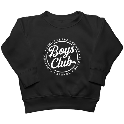 Boys Club Kids Crew Neck Sweatshirt - Muddy Boots Clothing - Crew Neck Sweatshirt