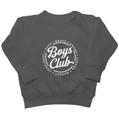 Boys Club Kids Crew Neck Sweatshirt - Muddy Boots Clothing - Crew Neck Sweatshirt