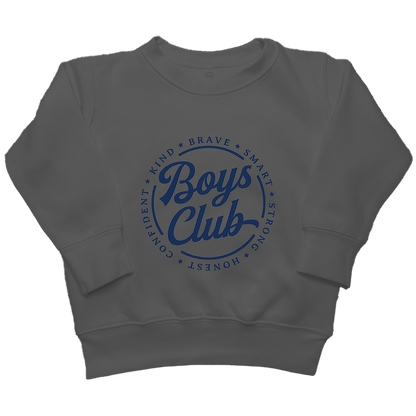 Boys Club Kids Crew Neck Sweatshirt - Muddy Boots Clothing - Crew Neck Sweatshirt