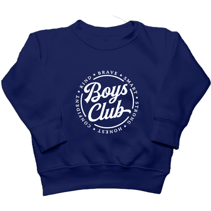 Boys Club Kids Crew Neck Sweatshirt - Muddy Boots Clothing - Crew Neck Sweatshirt