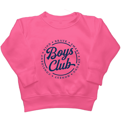 Boys Club Kids Crew Neck Sweatshirt - Muddy Boots Clothing - Crew Neck Sweatshirt
