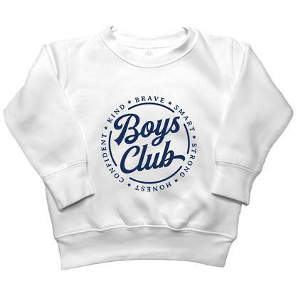 Boys Club Kids Crew Neck Sweatshirt - Muddy Boots Clothing - Crew Neck Sweatshirt