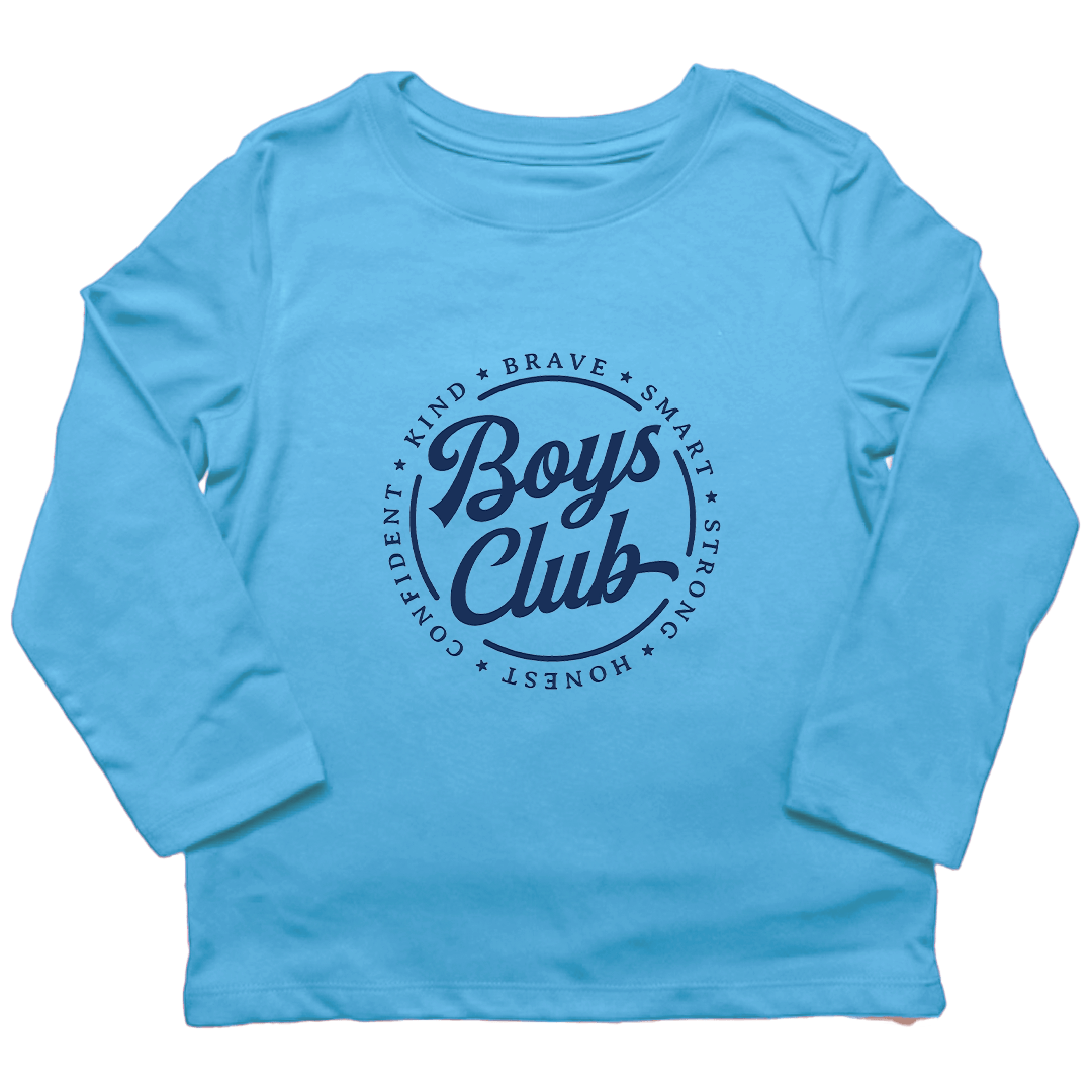 Boys Club Kids Long Sleeve Tee - Muddy Boots Clothing - Long Sleeve Tee