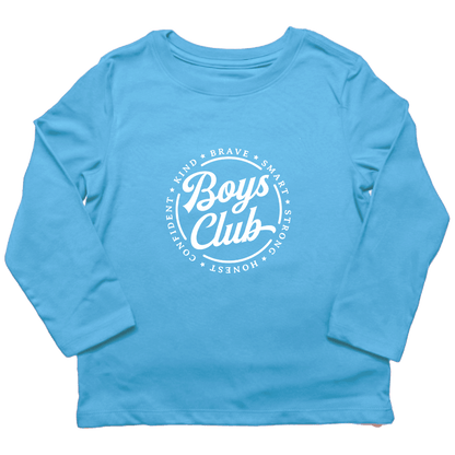 Boys Club Kids Long Sleeve Tee - Muddy Boots Clothing - Long Sleeve Tee