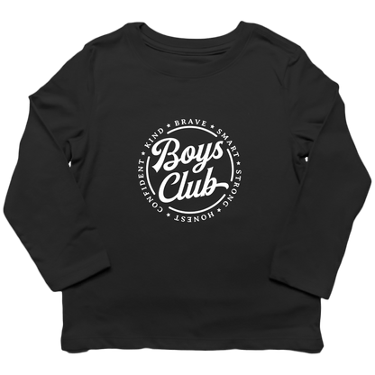 Boys Club Kids Long Sleeve Tee - Muddy Boots Clothing - Long Sleeve Tee