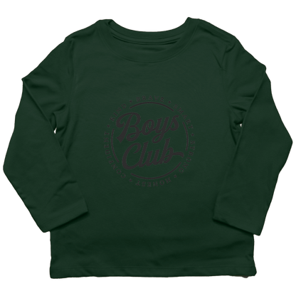 Boys Club Kids Long Sleeve Tee - Muddy Boots Clothing - Long Sleeve Tee