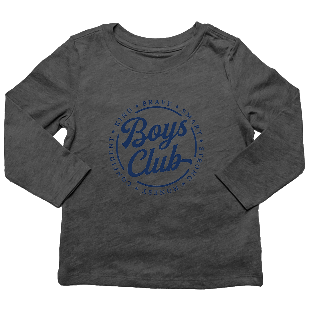 Boys Club Kids Long Sleeve Tee - Muddy Boots Clothing - Long Sleeve Tee