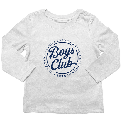 Boys Club Kids Long Sleeve Tee - Muddy Boots Clothing - Long Sleeve Tee