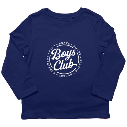 Boys Club Kids Long Sleeve Tee - Muddy Boots Clothing - Long Sleeve Tee