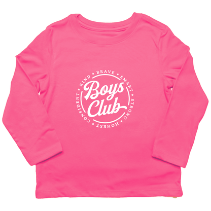 Boys Club Kids Long Sleeve Tee - Muddy Boots Clothing - Long Sleeve Tee