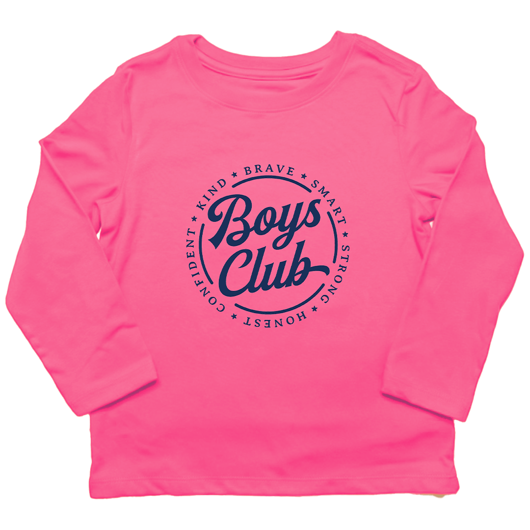 Boys Club Kids Long Sleeve Tee - Muddy Boots Clothing - Long Sleeve Tee