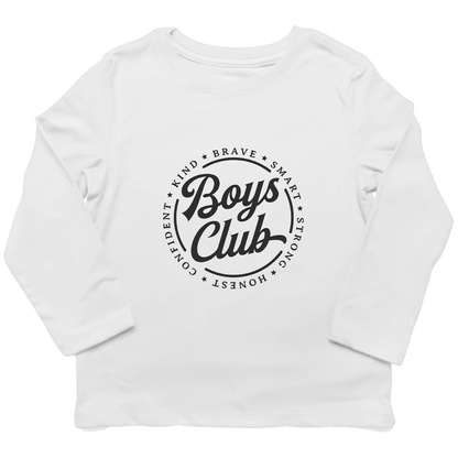 Boys Club Kids Long Sleeve Tee - Muddy Boots Clothing - Long Sleeve Tee