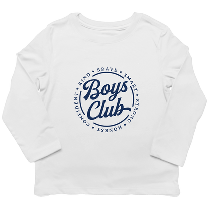 Boys Club Kids Long Sleeve Tee - Muddy Boots Clothing - Long Sleeve Tee