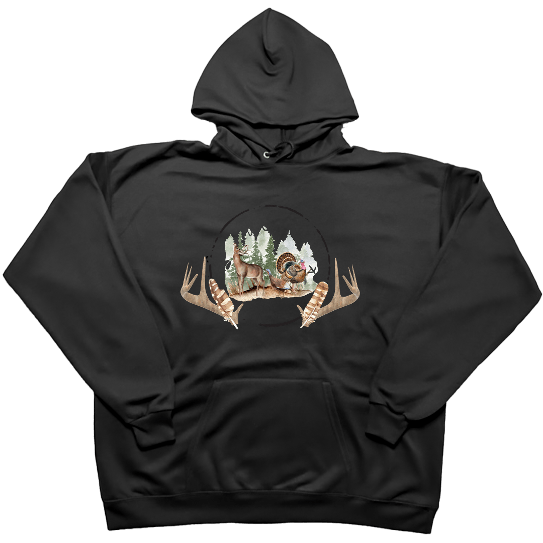 Bucks and Beards Adult Hoodie - Muddy Boots Clothing - Hoodie