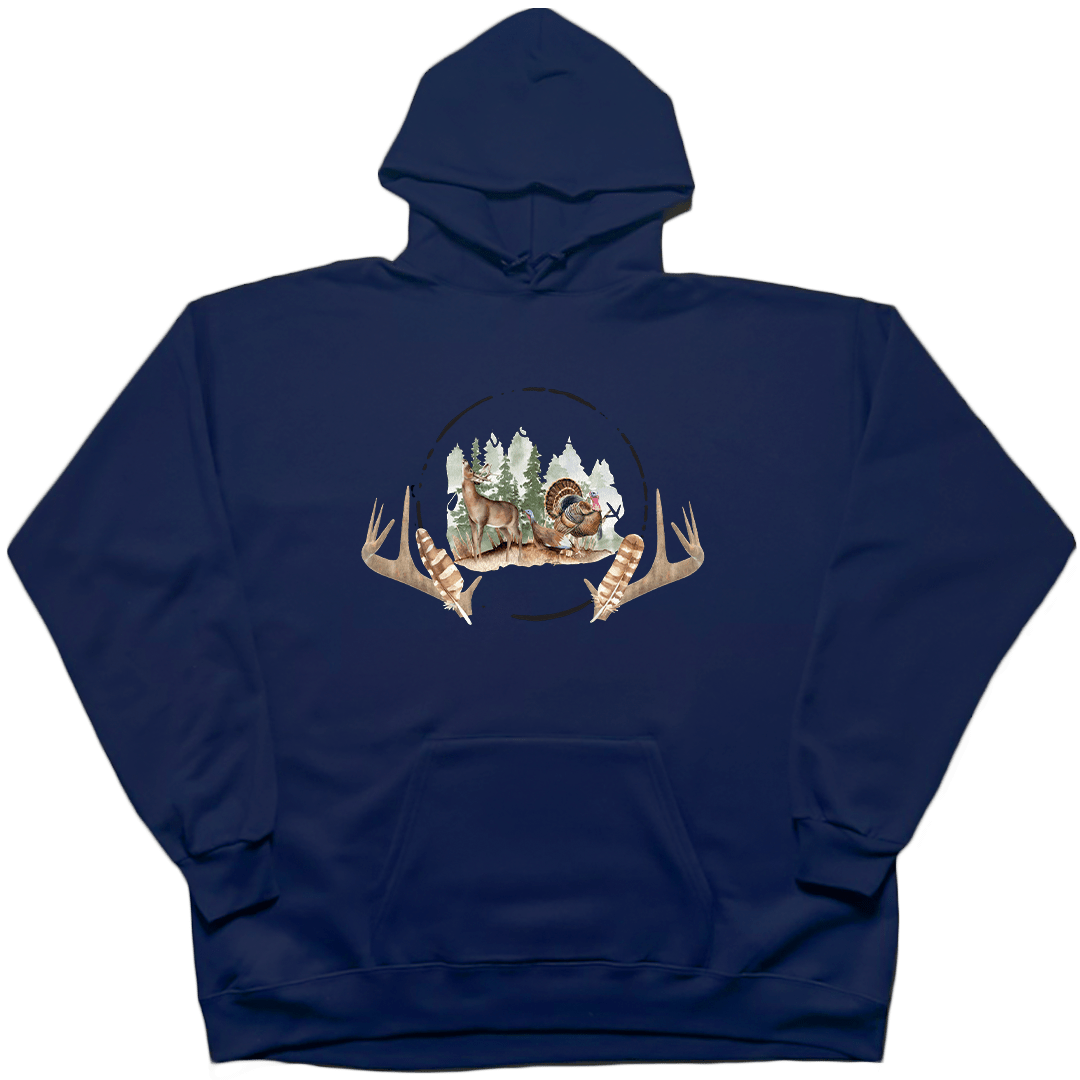 Bucks and Beards Adult Hoodie - Muddy Boots Clothing - Hoodie