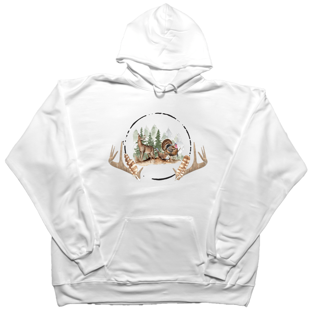 Bucks and Beards Adult Hoodie - Muddy Boots Clothing - Hoodie
